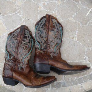J. B. Dillon JBW2318 Goat Hide Cowgirl Boots
